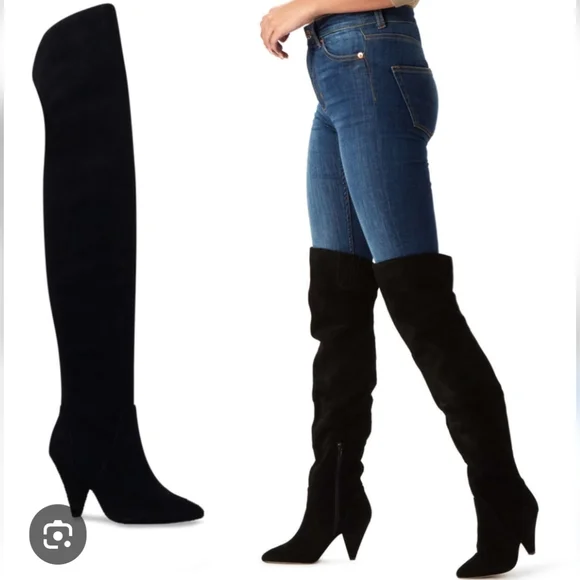 Kurt Geiger Shoes Kurt Geiger Violet Kneehigh Black Boots